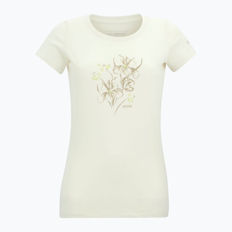 Tricou de trekking pentru femei REGATTA Breezed barley white 6