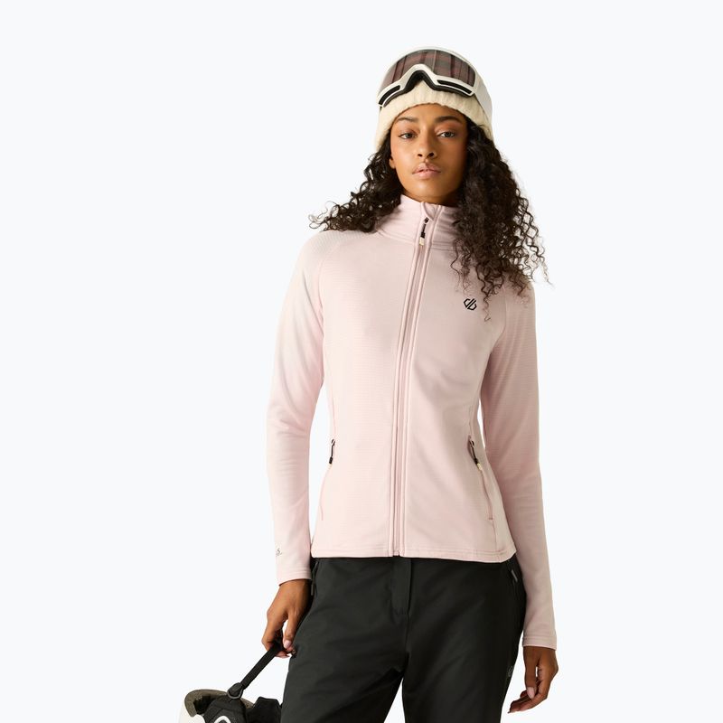Bluză pentru femei Dare 2b Lowline Full Zip Core Stretch pink haze