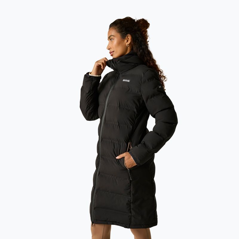 Palton căptușit pentru femei REGATTA Altoro Thermal Long black/mocha 6