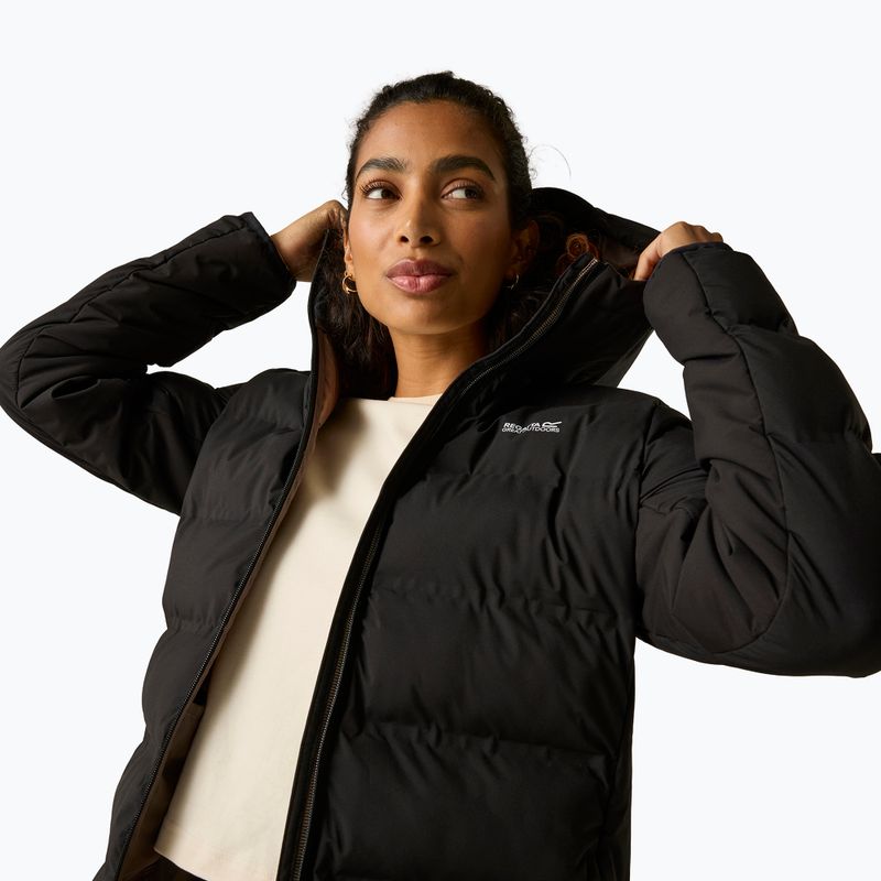 Palton căptușit pentru femei REGATTA Altoro Thermal Long black/mocha 9