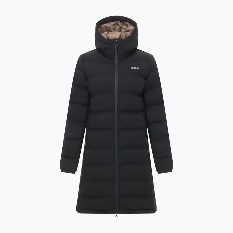 Palton căptușit pentru femei REGATTA Altoro Thermal Long black/mocha 10