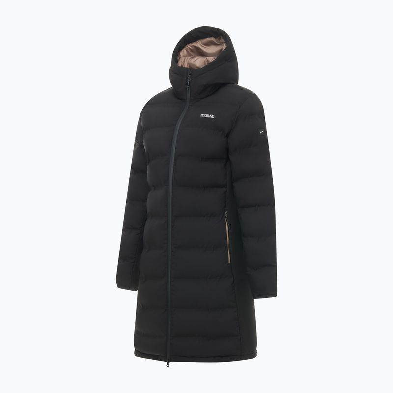 Palton căptușit pentru femei REGATTA Altoro Thermal Long black/mocha 12
