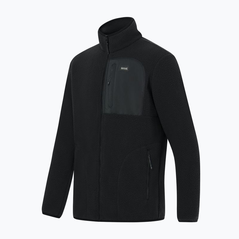 Bluză fleece pentru bărbați REGATTA Frankie Borg black/black 8