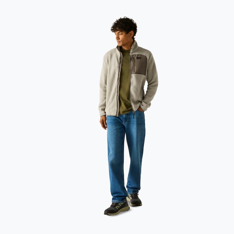 Bluză fleece pentru bărbați REGATTA Frankie Borg abbeystone/smokey olive 3