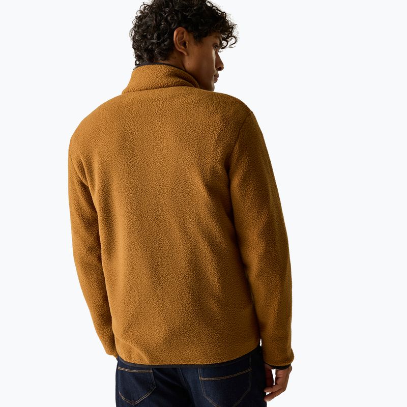 Bluză fleece pentru bărbați REGATTA Frankie Borg rich tan/black 3