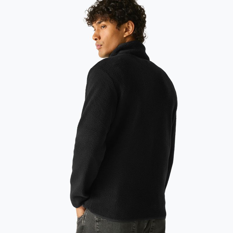 Bluză fleece pentru bărbați REGATTA Frankie Borg Half Zip black/black 4