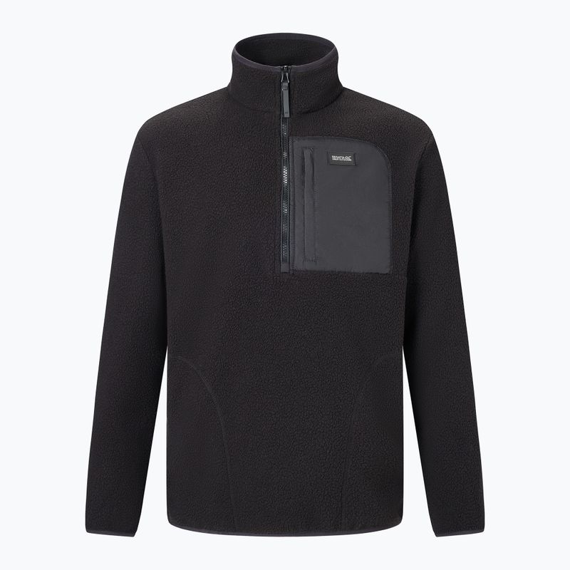 Bluză fleece pentru bărbați REGATTA Frankie Borg Half Zip black/black 8