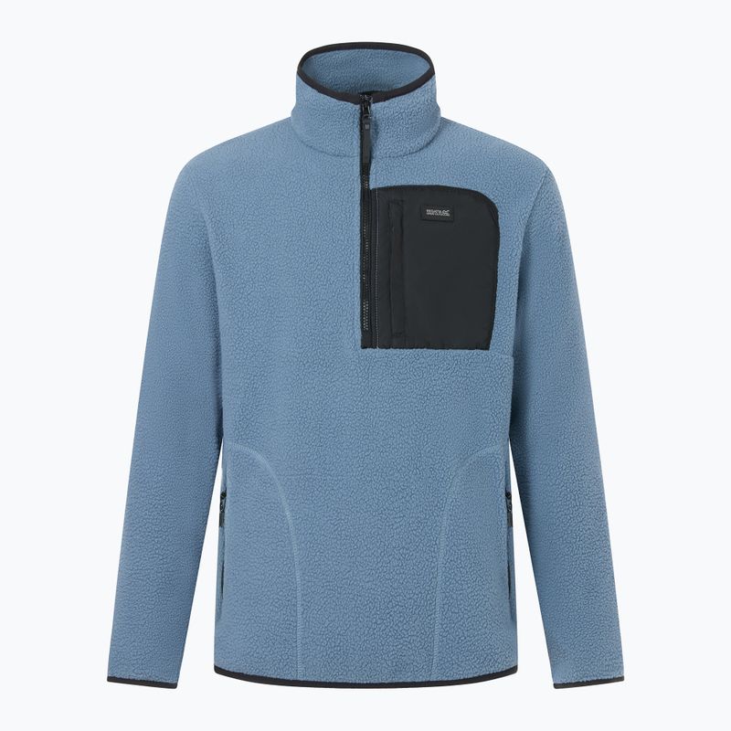 Bluză fleece pentru bărbați REGATTA Frankie Borg Half Zip grey mirage/black 7