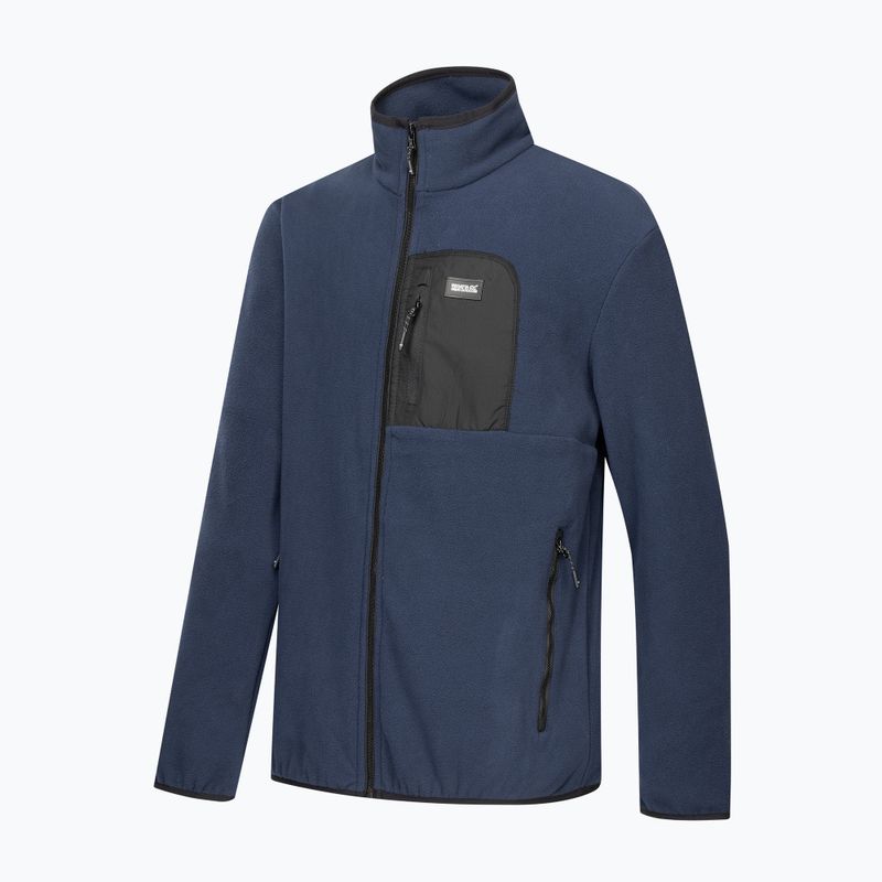 Bluză fleece pentru bărbați REGATTA  Frankie Full Zip Fleece navy/black 9