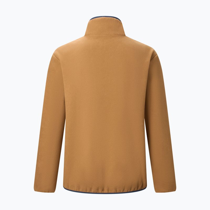 Bluză fleece pentru bărbați REGATTA Frankie Half Zip rich tan/navy 8