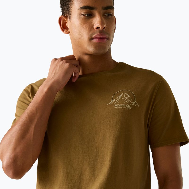 Tricou pentru bărbați Regatta ClineIX rich tan original outdoor 6