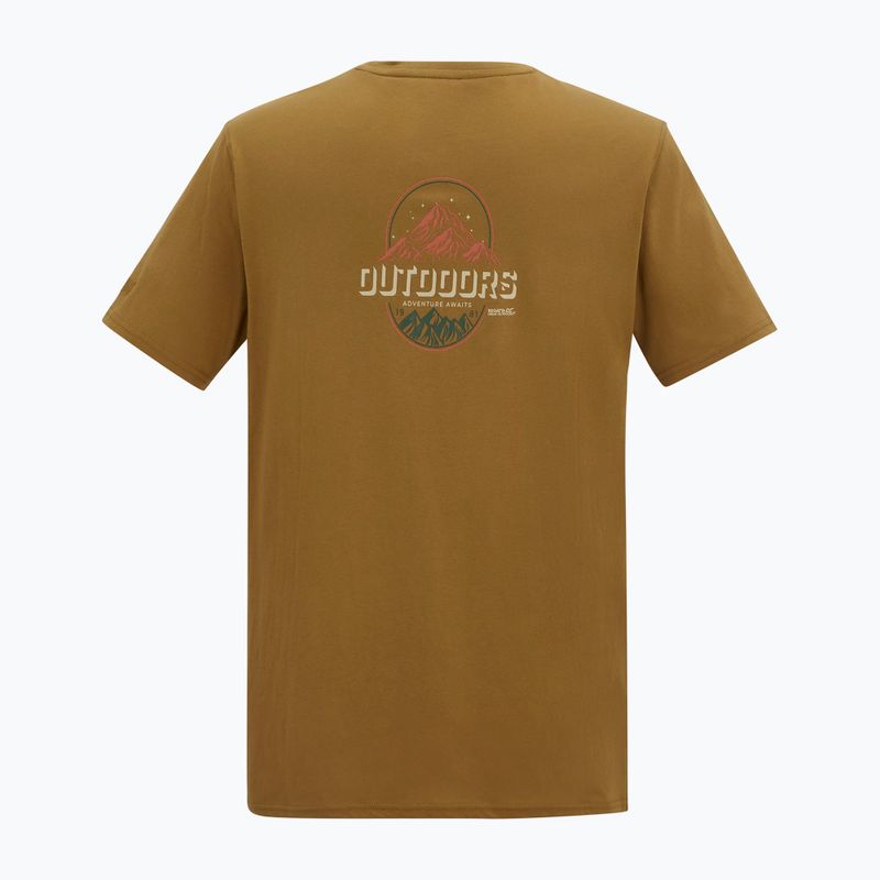 Tricou pentru bărbați Regatta ClineIX rich tan original outdoor 8