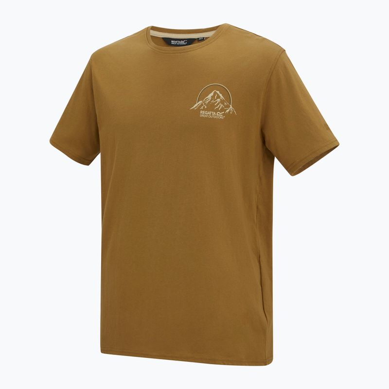 Tricou pentru bărbați Regatta ClineIX rich tan original outdoor 9