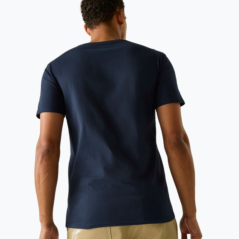 Tricou pentru bărbați REGATTA ClineIX navy mountain lines 4
