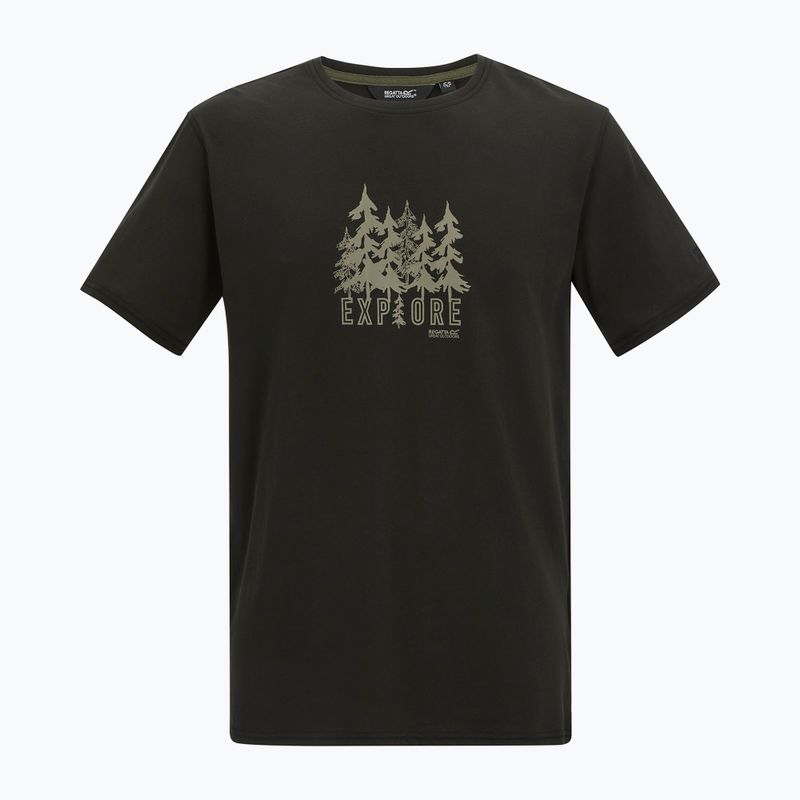 Tricou pentru bărbați REGATTA ClineIX black explore forest 7
