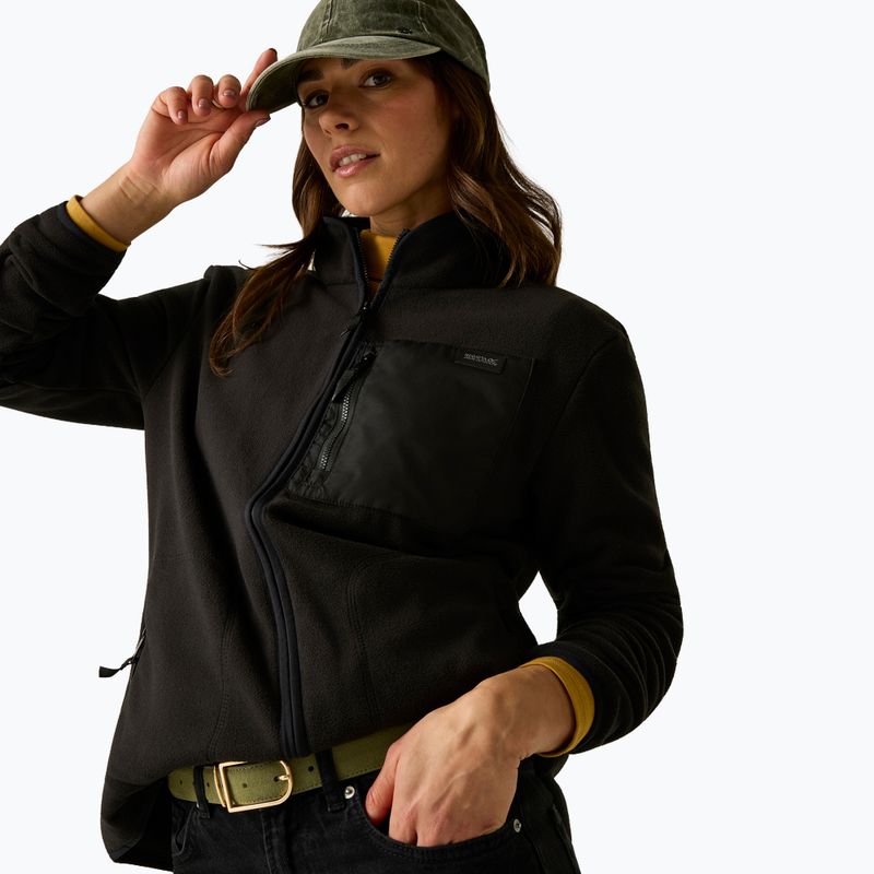 Bluză fleece pentru femei REGATTA Frankie Full Zip black 3