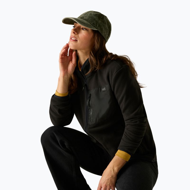 Bluză fleece pentru femei REGATTA Frankie Full Zip black 6