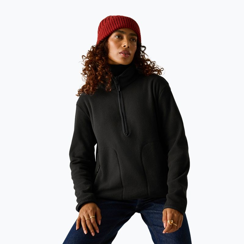 Bluză fleece pentru femei REGATTA Frankie Half Zip black 6