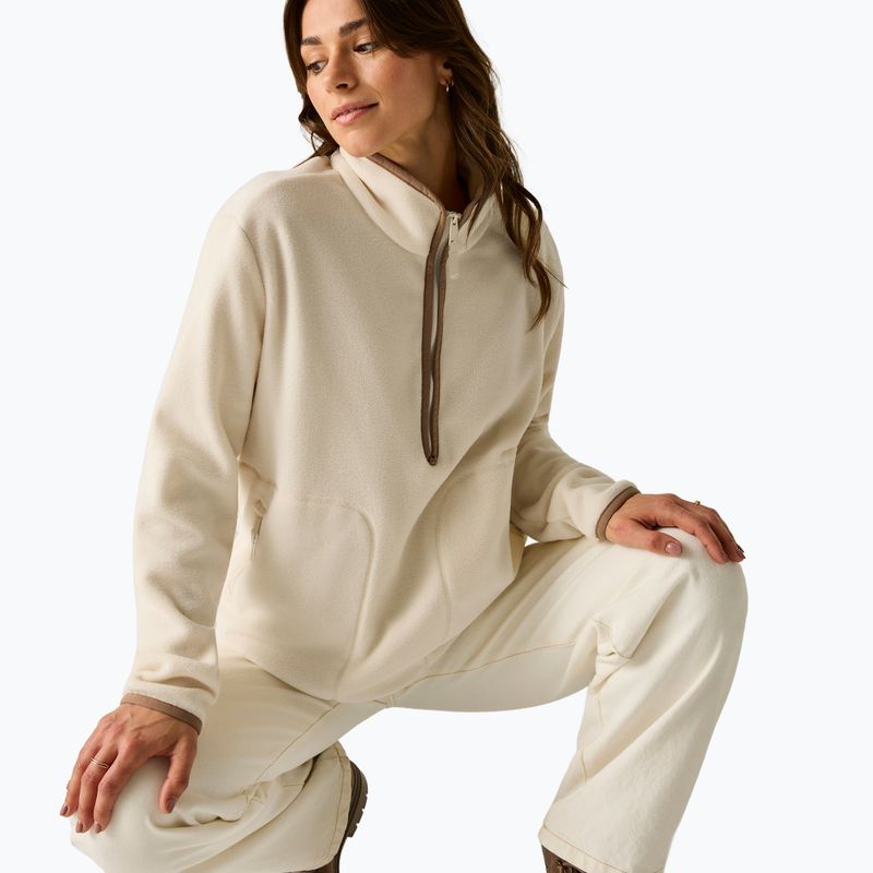Bluză fleece pentru femei Regatta Frankie Half Zip light vanilla/mocha 6
