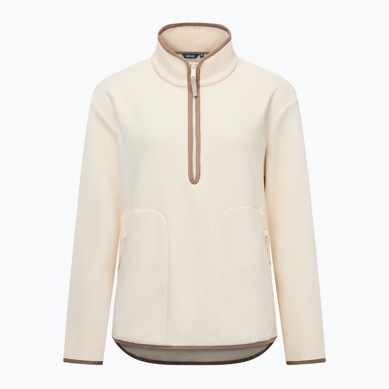 Bluză fleece pentru femei Regatta Frankie Half Zip light vanilla/mocha 8