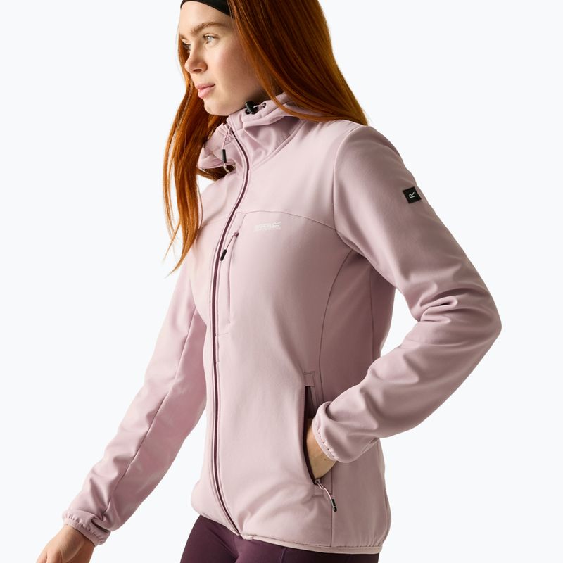 Geacă softshell pentru femei REGATTA Ossek powder lilac 4