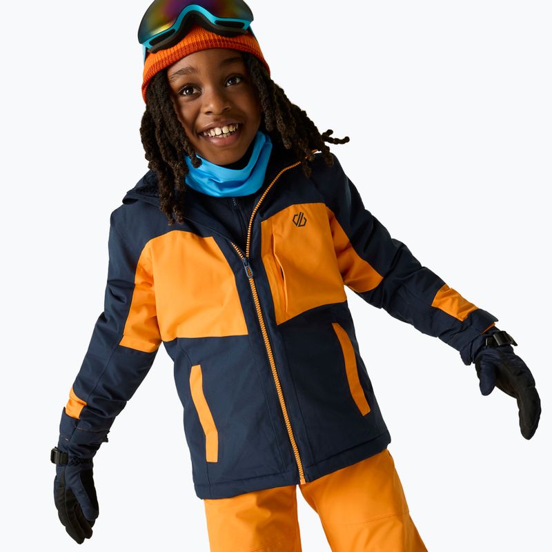 Geacă de schi pentru copii Dare2B Rip It Jacket navy/electric orange 4