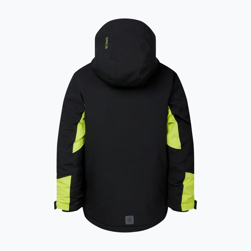 Geacă de schi pentru copii Dare2B Rip It Jacket black/wild lime 11