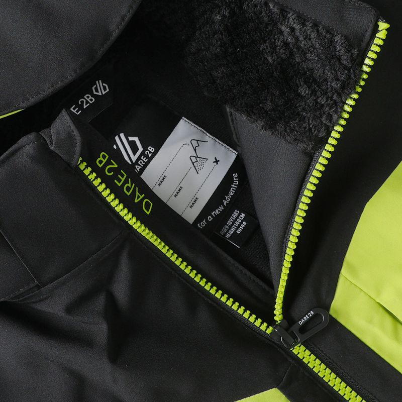 Geacă de schi pentru copii Dare2B Rip It Jacket black/wild lime 13