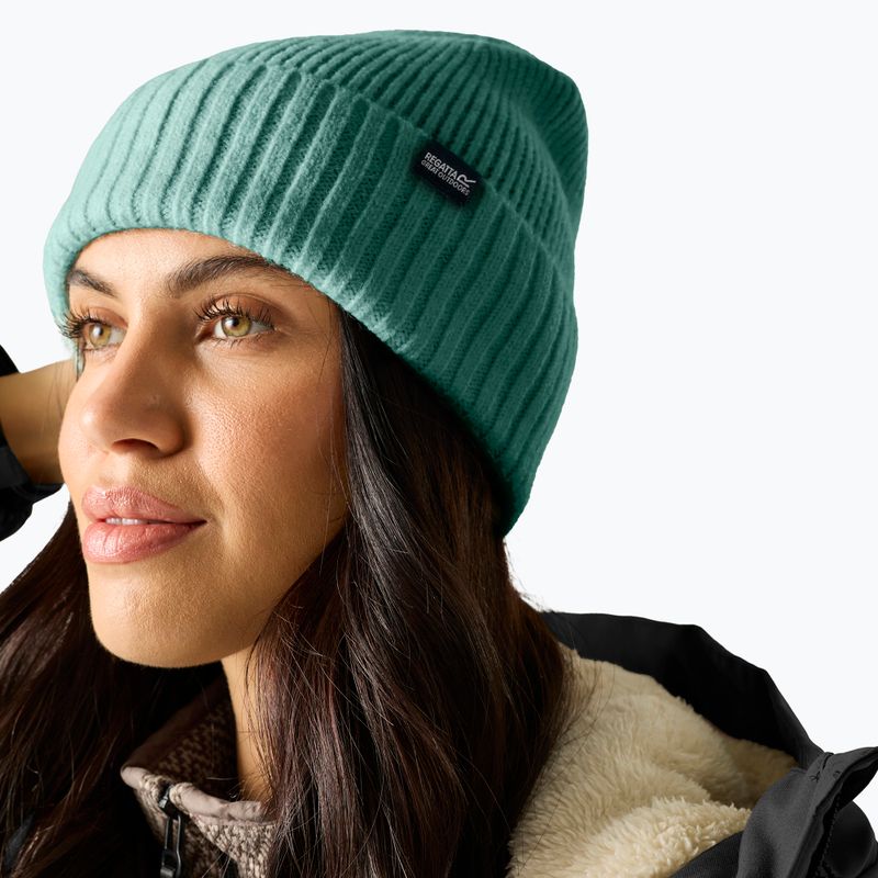 Căciulă de iarnă pentru femei REGATTA Ribbed Basic dark forest green 5
