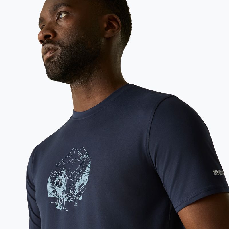 Tricou de trekking pentru bărbați REGATTA Fingal Stretch navy 4