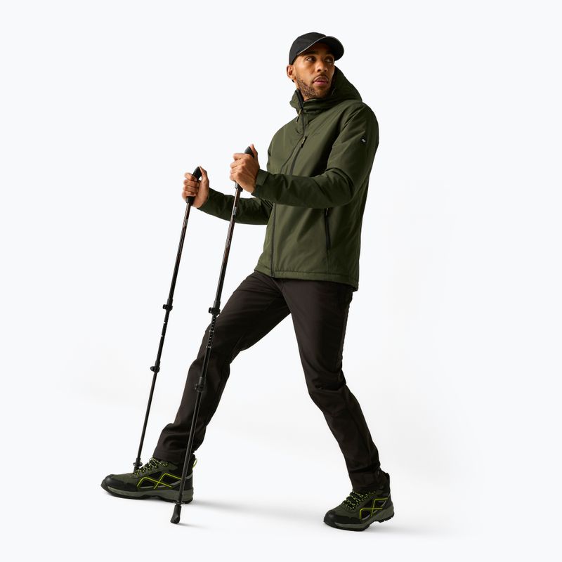 Geacă de ploaie pentru bărbați REGATTA Allston dark khaki/wood brown 2