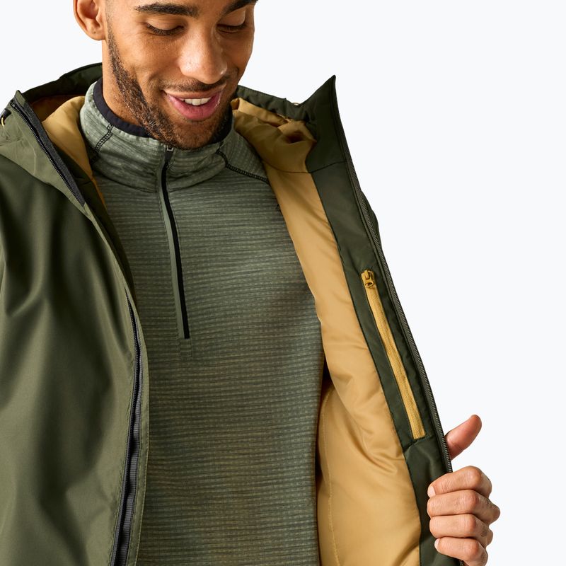 Geacă de ploaie pentru bărbați REGATTA Allston dark khaki/wood brown 6