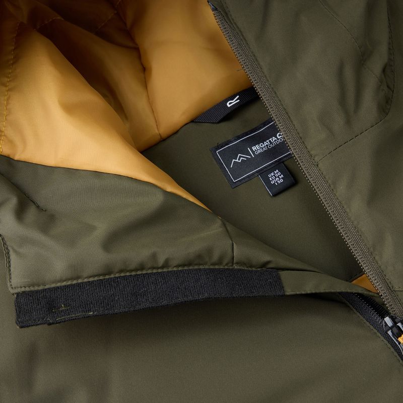 Geacă de ploaie pentru bărbați REGATTA Allston dark khaki/wood brown 13