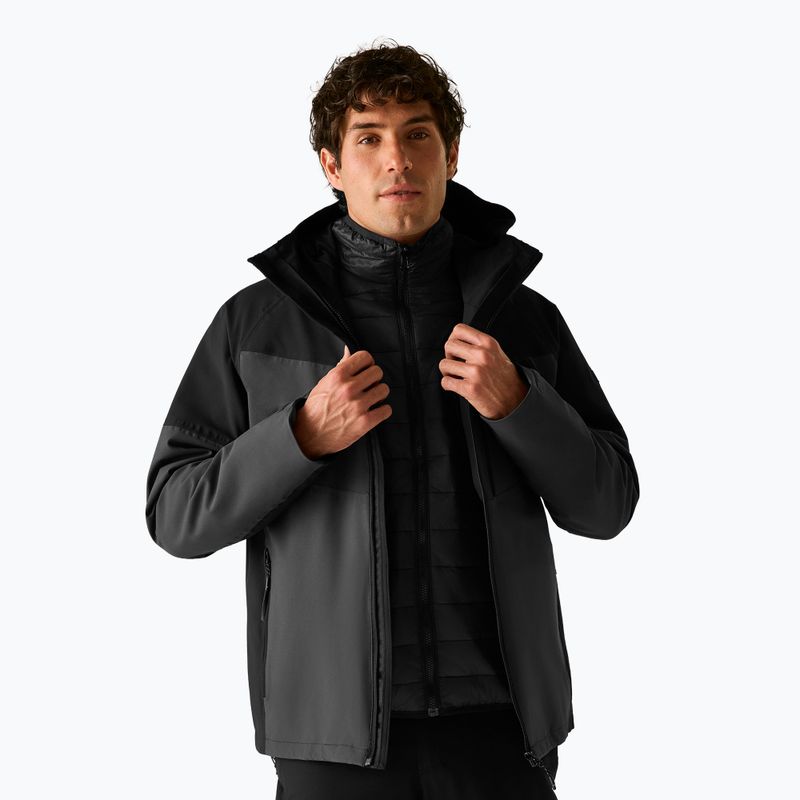 Geacă 3în1 pentru bărbați Regatta Wentwood 3in1 ash/black 5