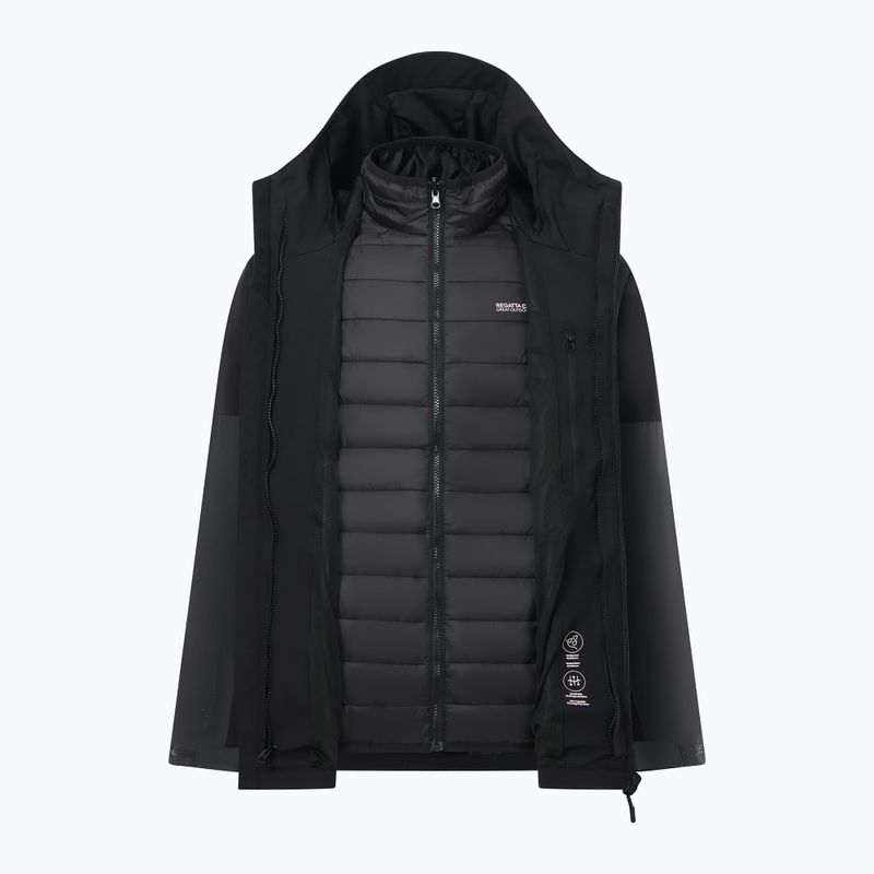 Geacă 3în1 pentru bărbați Regatta Wentwood 3in1 ash/black 13