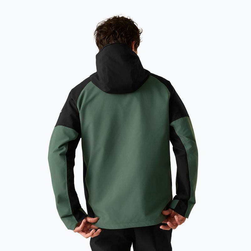 Geacă 3în1 pentru bărbați REGATTA Wentwood 3in1 dark forest green/black 3