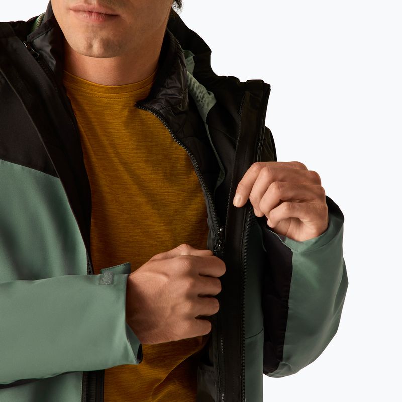 Geacă 3în1 pentru bărbați REGATTA Wentwood 3in1 dark forest green/black 7