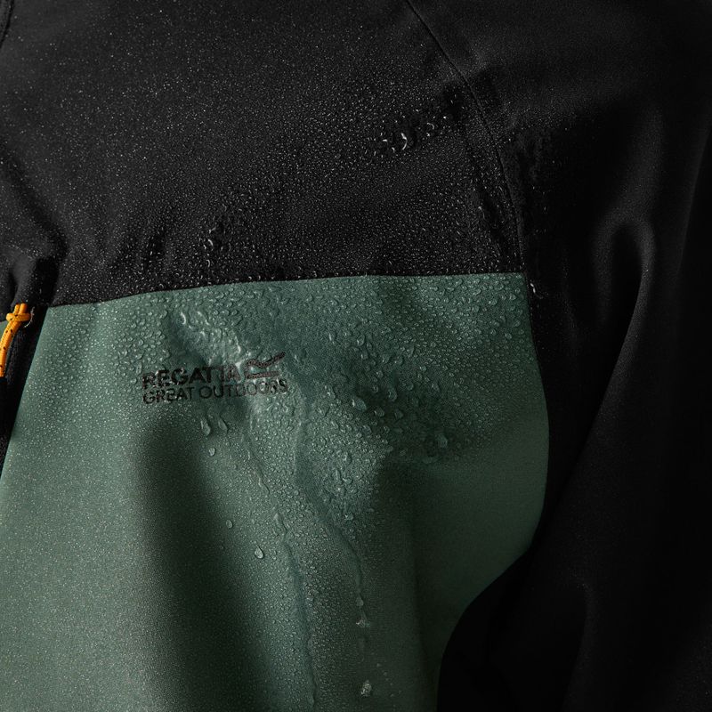 Geacă 3în1 pentru bărbați REGATTA Wentwood 3in1 dark forest green/black 8