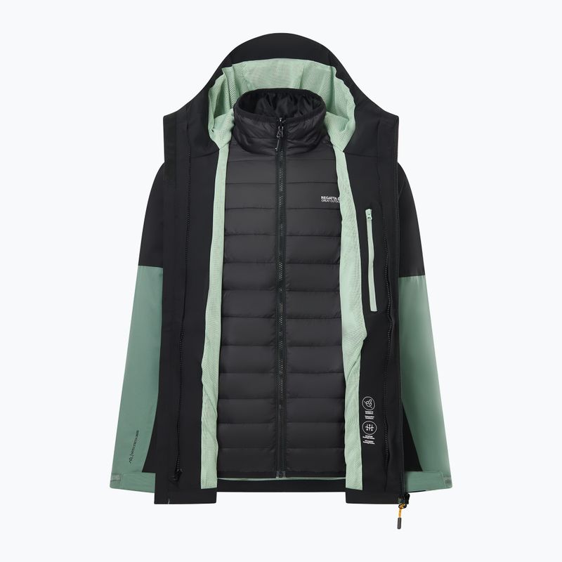 Geacă 3în1 pentru bărbați REGATTA Wentwood 3in1 dark forest green/black 13