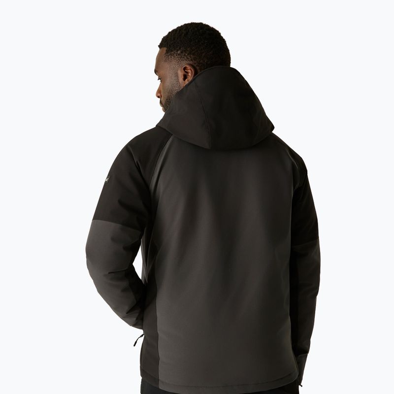 Geacă de ploaie pentru bărbați Regatta Highton Stretch Padded Jacket ash/black 3