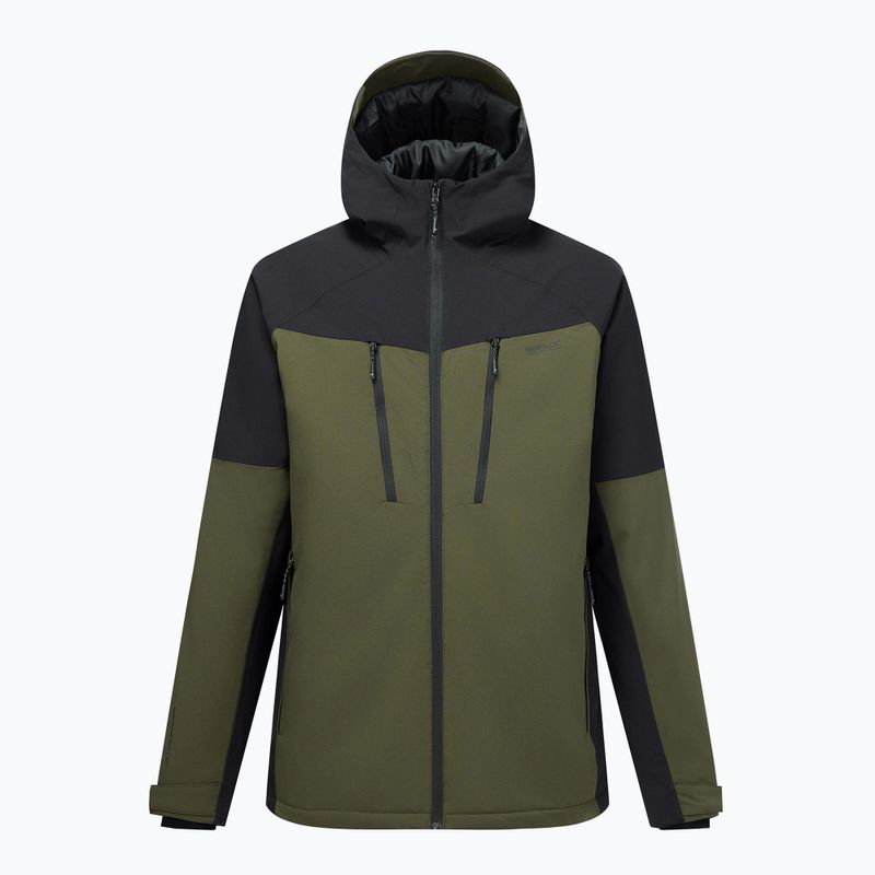 Geacă de ploaie pentru bărbați REGATTA Highton Stretch Padded dark khaki/black 10