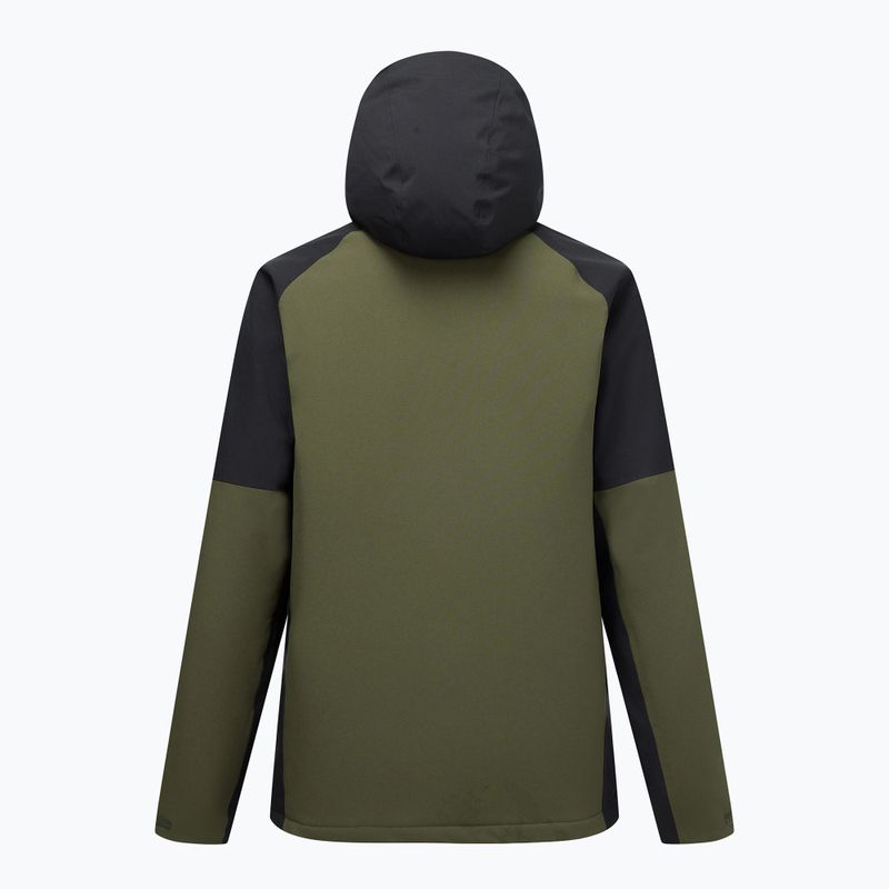 Geacă de ploaie pentru bărbați REGATTA Highton Stretch Padded dark khaki/black 11