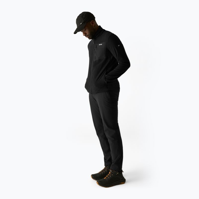 Bluză fleece pentru bărbați REGATTA Eadle black 2