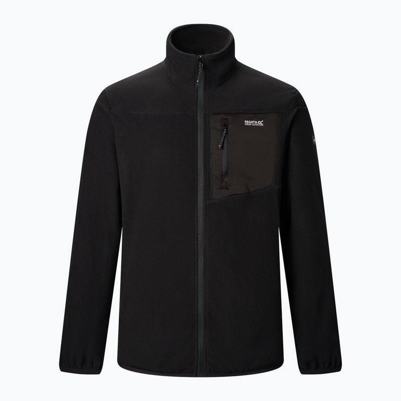 Bluză fleece pentru bărbați REGATTA Eadle black 8