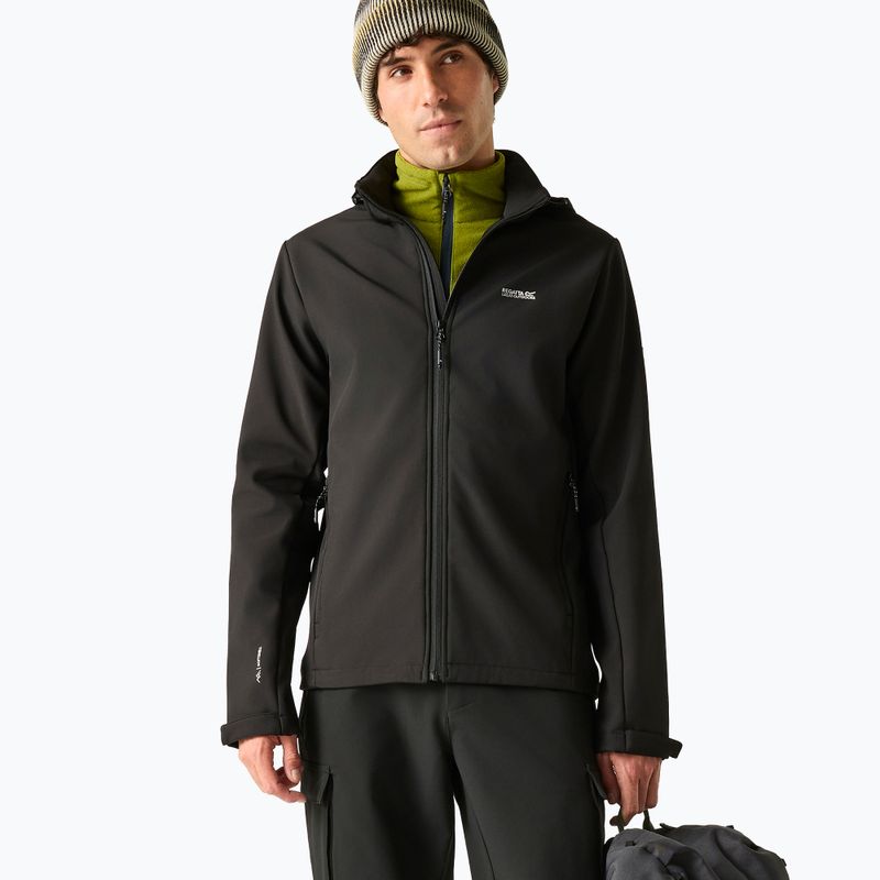 Geacă softshell pentru bărbați REGATTA Denvo black 3