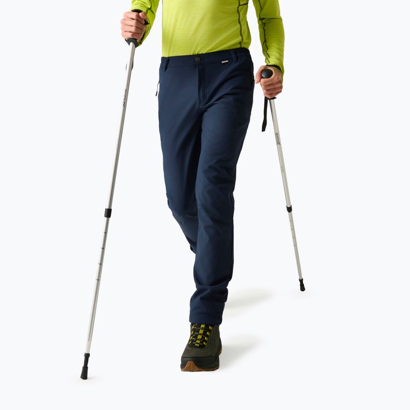 Pantaloni softshell pentru bărbați REGATTA Geo Softshell navy 3