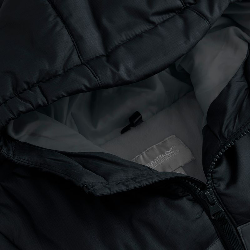 Geacă izolată pentru copii REGATTA Lofthouse black/seal grey 11