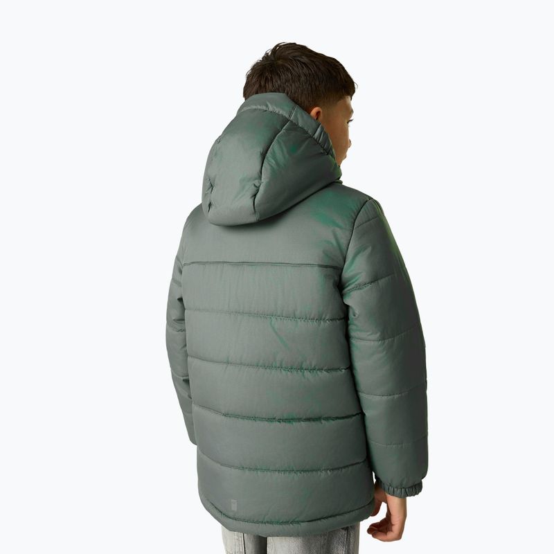 Geacă izolată pentru copii REGATTA Lofthouse dark forest green/wild lime 5
