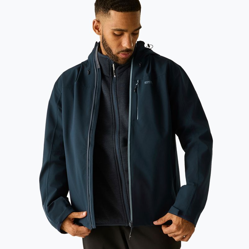 Geacă de ploaie pentru bărbați REGATTA Birchdale II navy/dusky blue 5