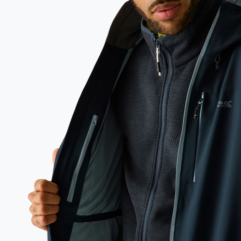 Geacă de ploaie pentru bărbați REGATTA Birchdale II navy/dusky blue 7